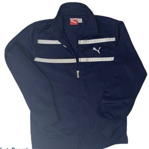 Puma Sport Zip Up Track Jacket Boys Sz 7